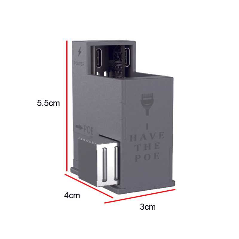 Extralink AT-USBC-JB-V3 PoE'den USB-C'ye Dönüştürücü, 25W, 10/100 Mbps - Görsel 4
