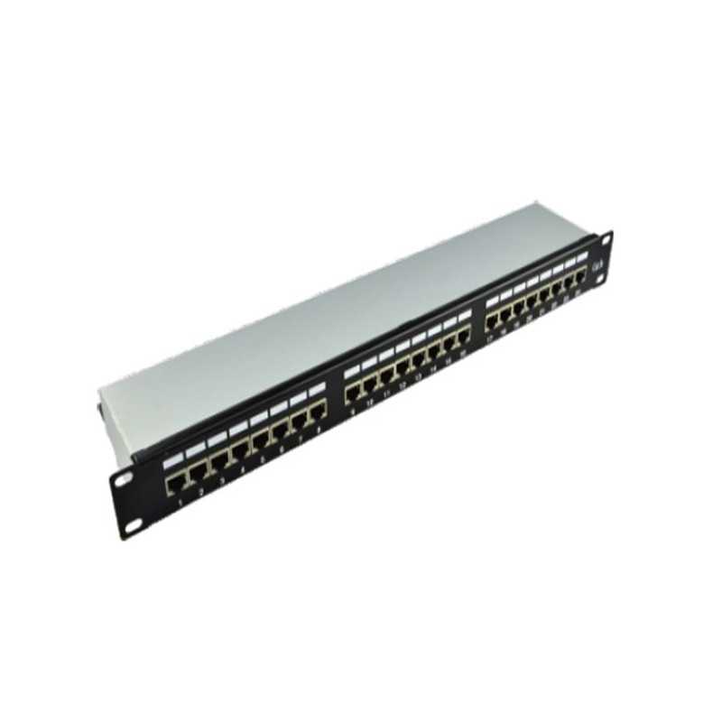 Extralink CAT5E FTP 1U | Patchpanel | 24 portů
