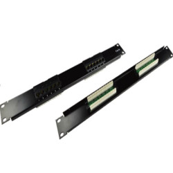 Extralink CAT5E UTP 1U | Patchpanel | 12 port