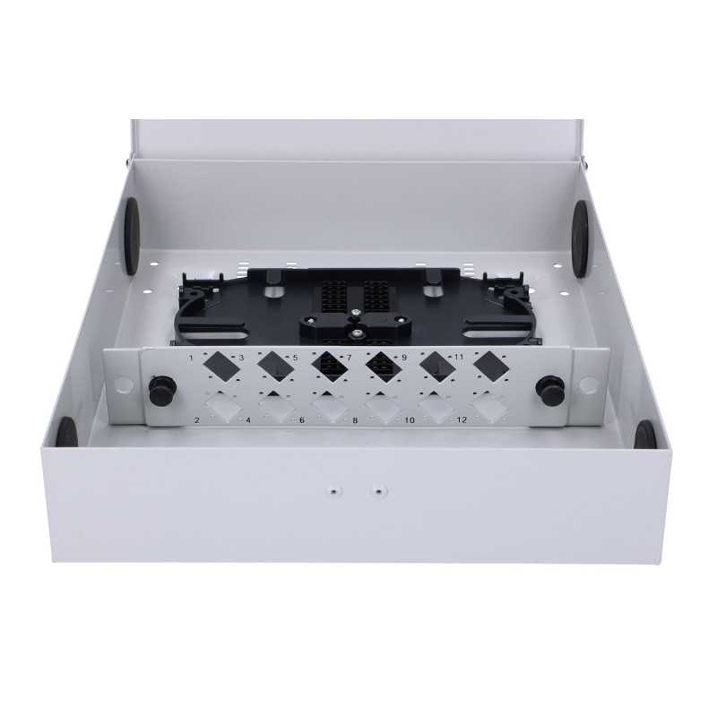 Extralink Delia | Caja de distribución | Cabinete de metal, 12 soldaduras - Imagen 3