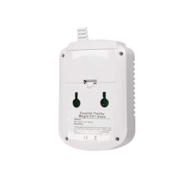 Extralink JKD-808COM | Sensor de gás e monóxido de carbono | 110dB - Imagem 4
