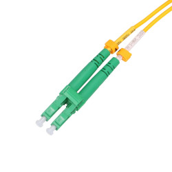 Extralink LC/APC-LC/APC | Patchcord | monomodo, Duplex, 2.0mm, 2.5m - Imagem 2