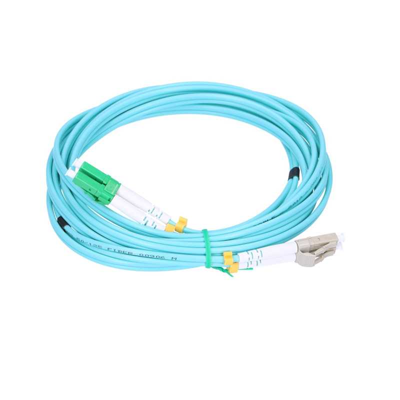 Патч-корд Extralink LC/UPC-LC/APC, Многомодовый, OM3, Дуплекс, 3мм, 1м