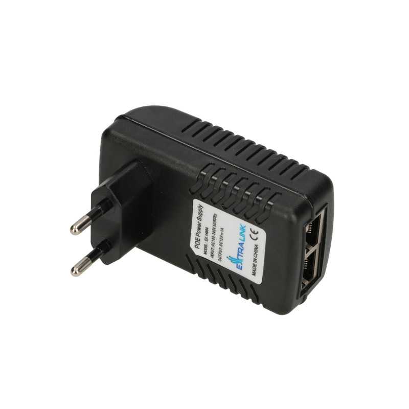 Extralink POE-12-12W | PoE Netzteil | 12V, 1A, 12W, Wandstecker - Bild 2