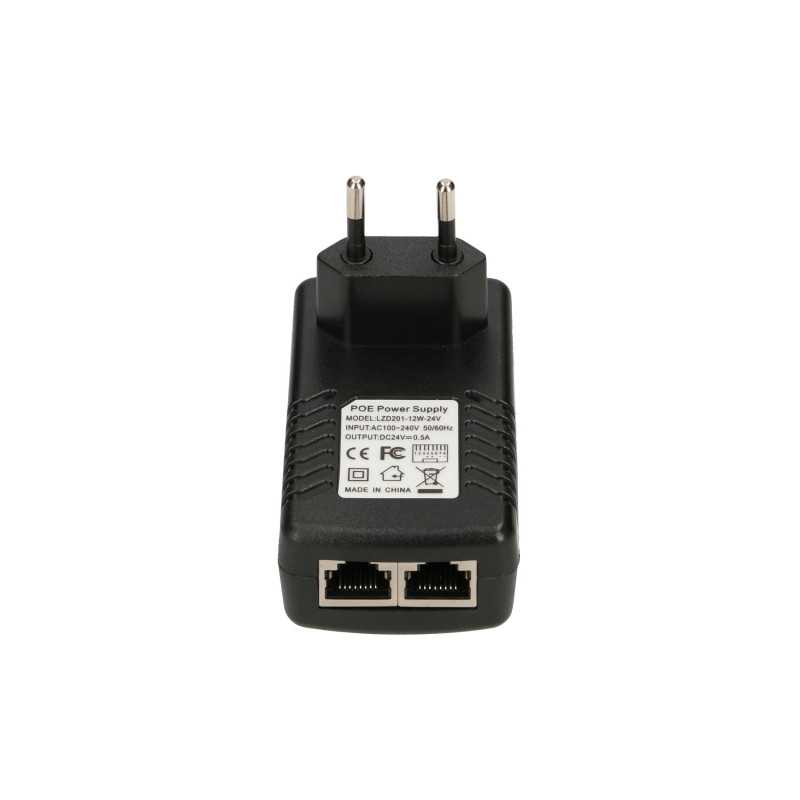 Extralink POE-24-12W | Fuente de alimentación PoE | 24V, 0.5A, 12W, enchufe de pared - Imagen 3