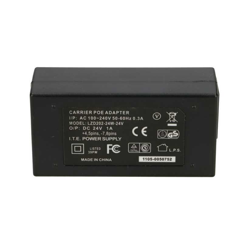 Extralink POE-24-24W | PoE Fuente de alimentación | 24V, 1A, 24W, AC cable incluido - Imagen 3