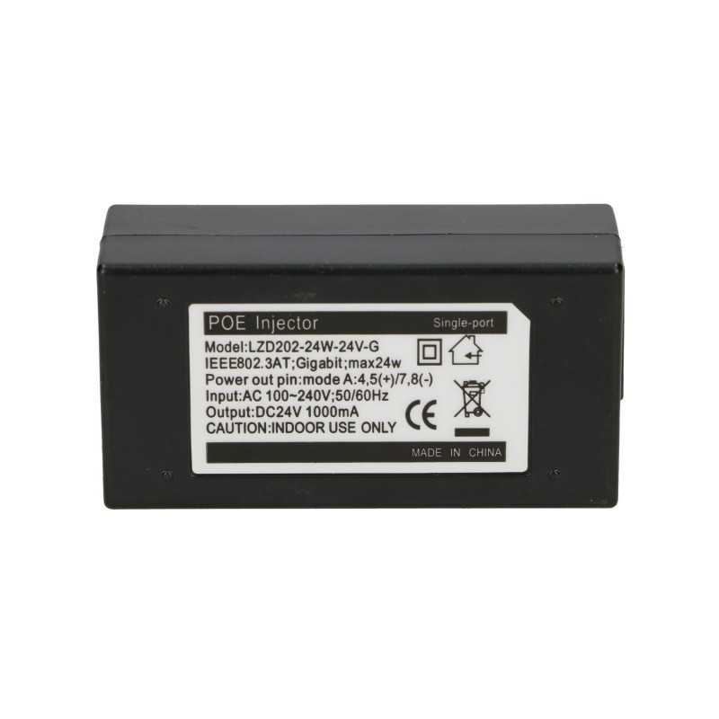 Extralink POE-24-24W-G | PoE Power supply | 24V, 1A, 24W, Gigabit, AC cable included - Image 3