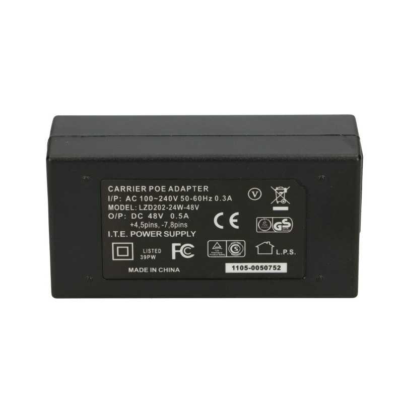 PoE Блок питания Extralink POE-48-24W, 48V, 0.5A, 24W, кабель в комплекте - Изображение 3
