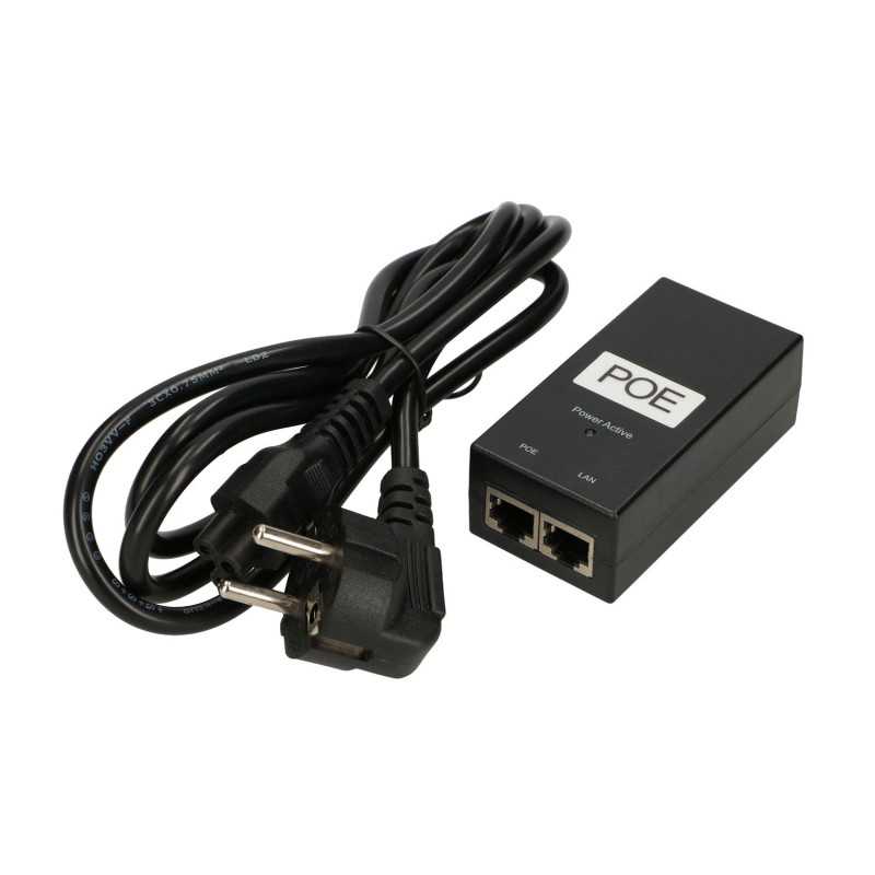 Extralink POE-48-24W | PoE Fuente de alimentación | 48V, 0.5A, 24W, AC cable incluido - Imagen 4