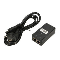 Extralink POE-48-24W-G | PoE-Netzteil | 48V, 0,5A, 24W, Gigabit, AC-Kabel im Lieferumfang - Bild 3
