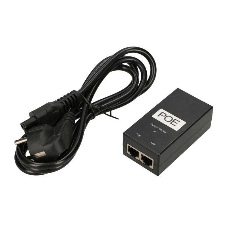 Extralink POE-48-24W-G PoE Adaptörü, 48V, 0,5A, 24W, Gigabit, Kablo Dahil 802.3af/at - Görsel 3