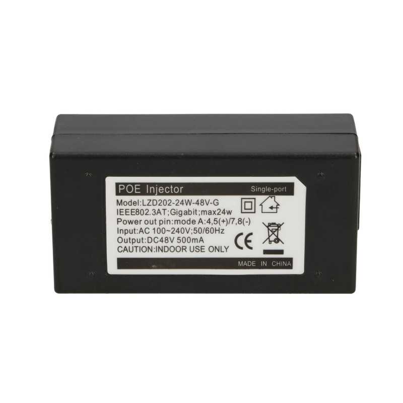 EXTRALINK POE-48-24W-G 48V 24W 0.5A GIGABIT POWER ADAPTER WITH AC CABLE 802.3AF/AT - Immagine 4