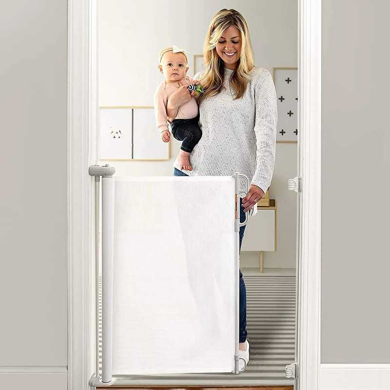 Portão de segurança para bebês Momcozy BG019, 140 cm - Imagem 2