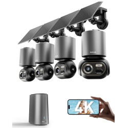 Botslab W510 4K AI Security Camera System 4-Camera Kit |...