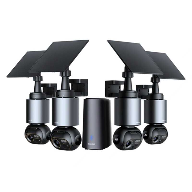 Botslab W510 4K AI Security Camera System 4-Camera Kit | Система видеонаблюдения | 4 солнечные камеры, NVR 32GB, 10000mAh - Изображение 2