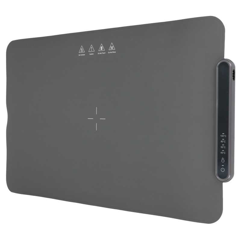 EXTRALINK ELEKTRYCZNA MATA GRZEWCZA SZARA 63X38 CM 400W - Imagen 3