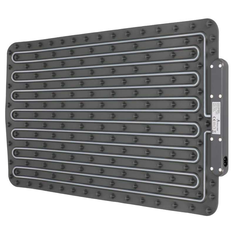 EXTRALINK ELEKTRYCZNA MATA GRZEWCZA SZARA 63X38 CM 400W - Imagen 4