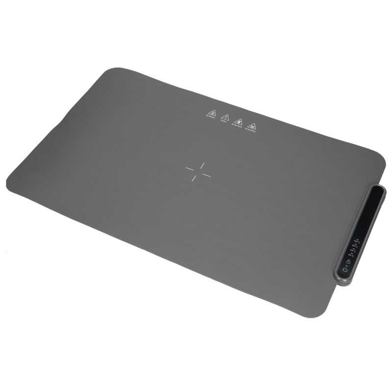 EXTRALINK ELEKTRYCZNA MATA GRZEWCZA SZARA 63X38 CM 400W - Imagen 5