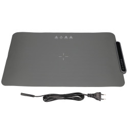 EXTRALINK ELEKTRYCZNA MATA GRZEWCZA SZARA 63X38 CM 400W - Imagen 7