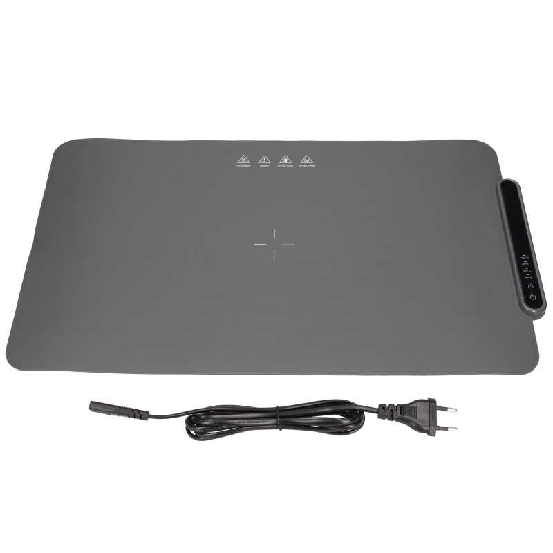 EXTRALINK ELEKTRYCZNA MATA GRZEWCZA SZARA 63X38 CM 400W - Imagen 7