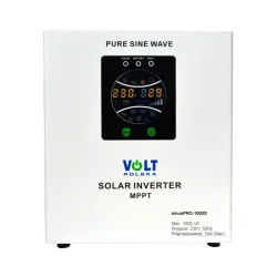 VOLT SINUS PRO 1000 S 12V 10A | Fuente de alimentación | 1000W, con controlador de panel solar MPPT