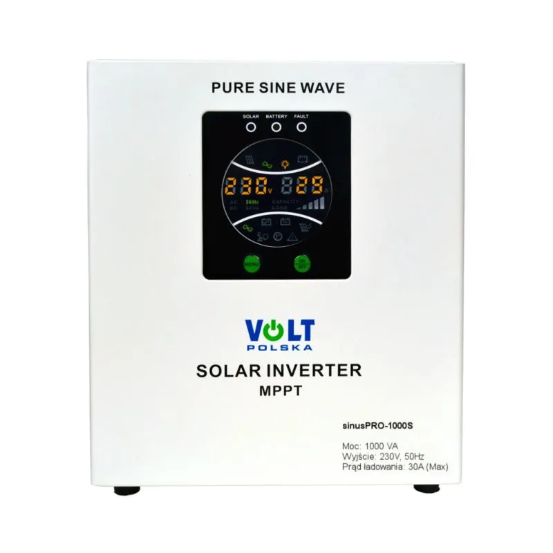 VOLT SINUS PRO 1000 S 12V 20A | Power supply | 1000W, with solar panel controller MPPT