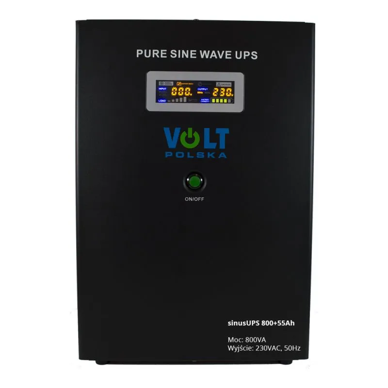 ИСТОЧНИК БЕСПЕРЕБОЙНОГО ПИТАНИЯ VOLT SINUS UPS 800 12V + Аккумулятор 55Ah, 800W
