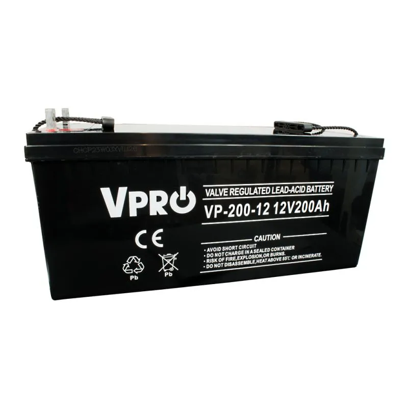 VOLT VPRO 200 Ah 12V | Batterie | AGM VRLA