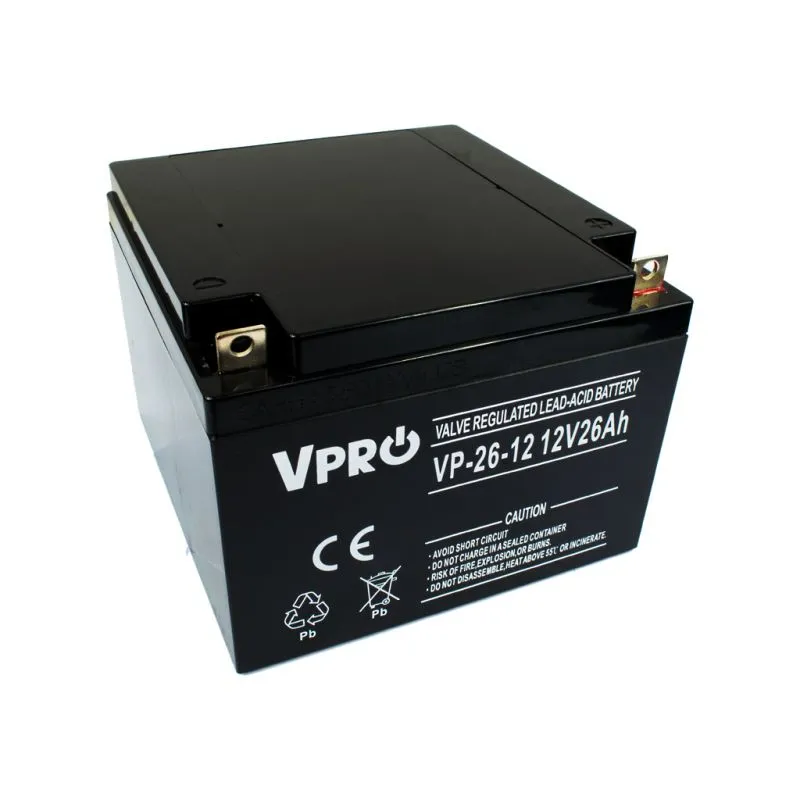 VOLT VPRO 26 Ah 12V | Baterie | AGM VRLA