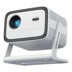 Wanbo Vali 1 Beyaz Projektör, Full HD, 900 ANSI, Android TV 11, Gimbal
