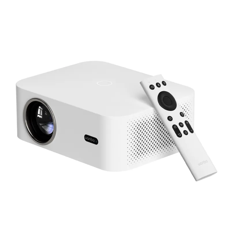 Wanbo X2 Max Weißer Projektor, Android 9.0, 1080p, 450 ANSI, WiFi 6, Bluetooth, 2x HDMI, 1x USB