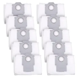 Set di Sacchetti per Aspirapolvere Roborock Serie S e Q, 10 Pezzi, Compatibile con S7 MaxV Ultra, S8 Pro Ultra, Q5, Q7, Q8 Max Q