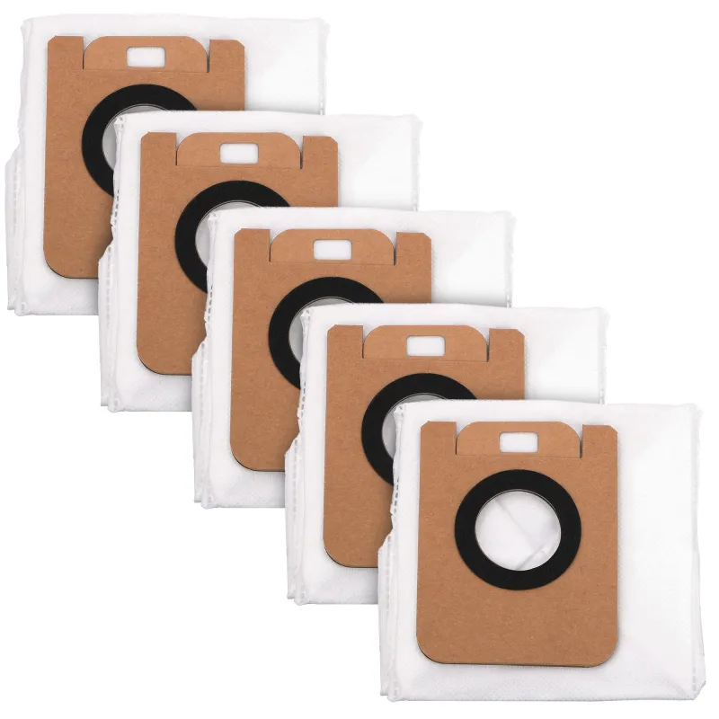 Set di Sacchetti per Aspirapolvere Robot Xiaomi e Dreame, 5 Pezzi, X10, X10+, X20+, Dreame L10S Ultra, L10, L20