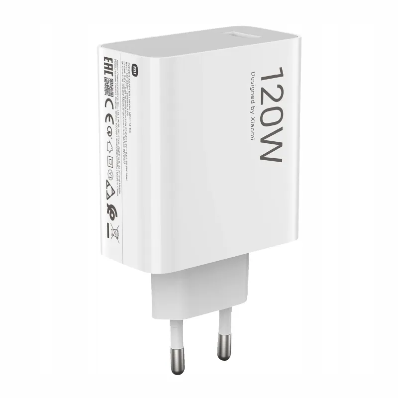 Xiaomi 120W HyperCharge Combo EU | Cargador de pared | Cable USB-C