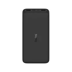 Повербанк Xiaomi 20000mAh Redmi Быстрая Зарядка 18W, Черный