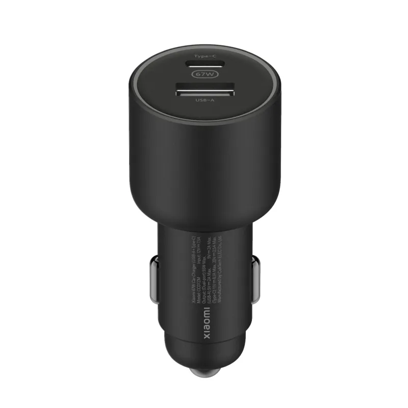 Автомобильное зарядное устройство Xiaomi 67W (USB-A + Type-C)