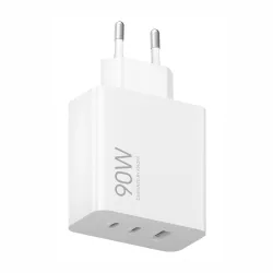 Xiaomi 90W HyperCharge Power Adapter 3-Port EU | Ladegerät | GaN, 2x USB Type-C, 1x USB-A