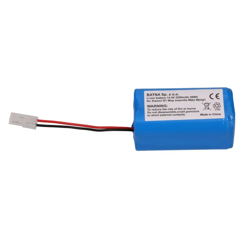 Battery, Xiaomi Mi Robot Vacuum Mop Essential H18650CH-4S1P, 2500mAh 14.4V 36Wh