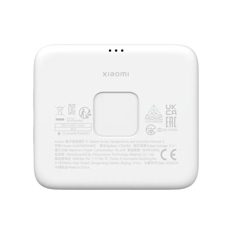 Xiaomi Mi Temperature and Humidity Monitor 3 | Sensore di temperatura e umidita | Bluetooth 5.0 LE