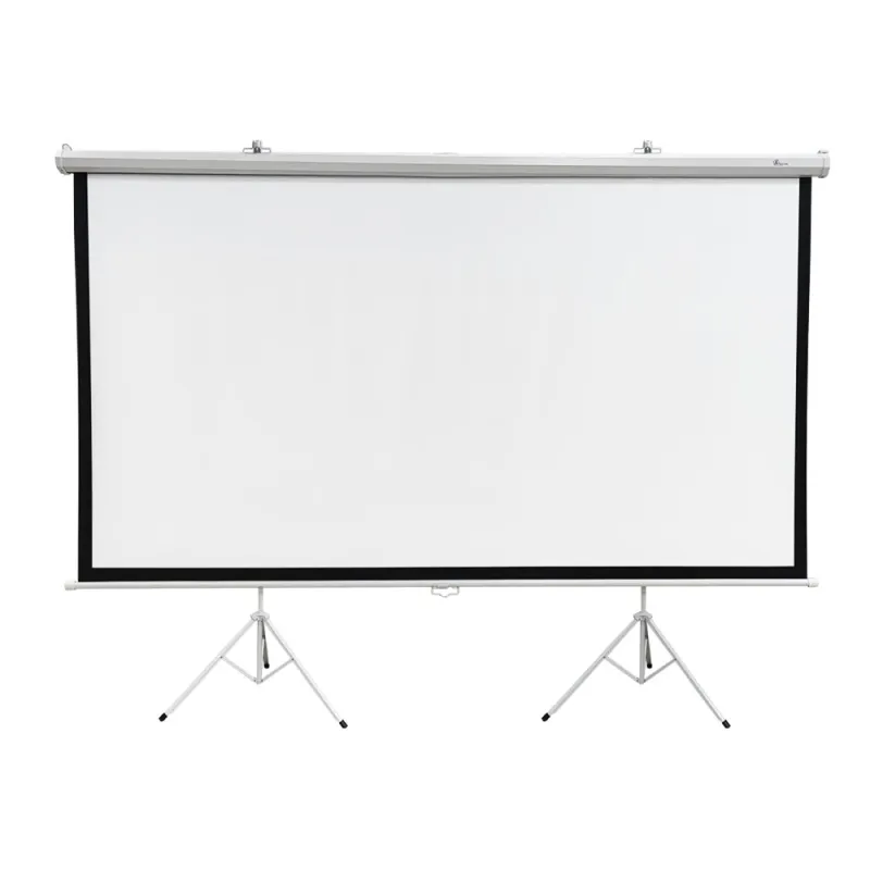 Проекционный экран Extralink 120", 16:9, 266x149cm, PVC, полуавтоматическое сворачивание