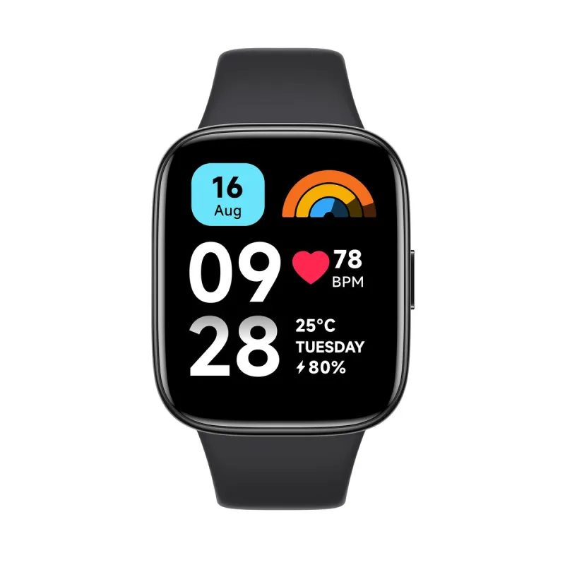 Xiaomi Redmi Watch 3 Active Akıllı Bileklik Siyah, Bluetooth 5.3, 5ATM, 1.83"