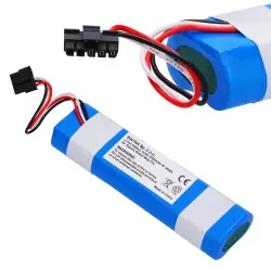 Battery, Xiaomi Robot Mop Pro INR18650 MA1-4S1P-SC Replacement, 3200mAh 47.36Wh