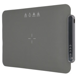 EXTRALINK ELEKTRYCZNA MATA GRZEWCZA SZARA 47X32 CM 250W - Imagen 2