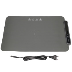 EXTRALINK ELEKTRYCZNA MATA GRZEWCZA SZARA 47X32 CM 250W - Imagen 5