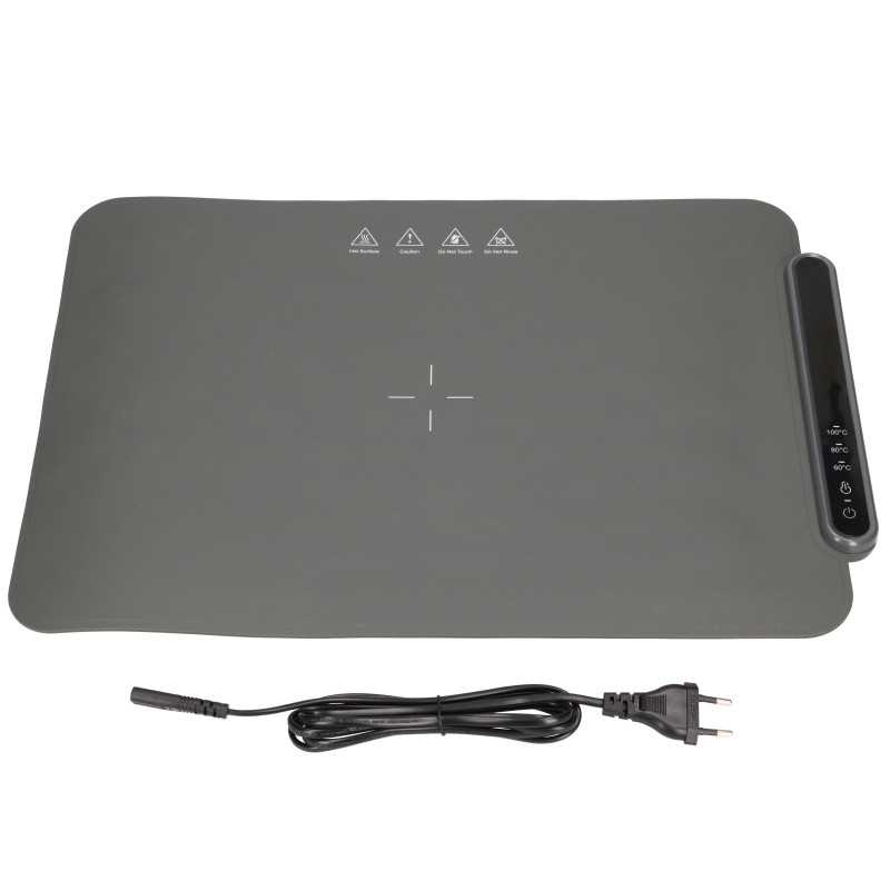 EXTRALINK ELEKTRYCZNA MATA GRZEWCZA SZARA 47X32 CM 250W - Imagen 5