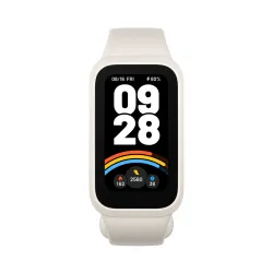 Xiaomi Smart Band 9 Active Beige Weiß | Smartband | Bluetooth 5.3, 300 mAh, 1,47 Zoll, 5 ATM, Beschleunigungsmesser, PPG-Sensor