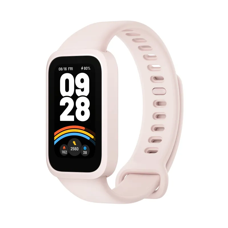 Xiaomi Smart Band 9 Active Różowy | Inteligentna opaska sportowa | Bluetooth 5.3, 300mAh, 1.47", 5 ATM, akcelerometr, sensor PPG