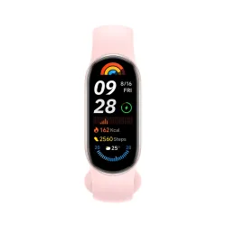 Xiaomi Smart Band 9 Rosa | Smartband | Bluetooth 5.4, 233 mAh, 1,62", 5 ATM, Beschleunigungsmesser, Gyroskop, PPG-Sensor