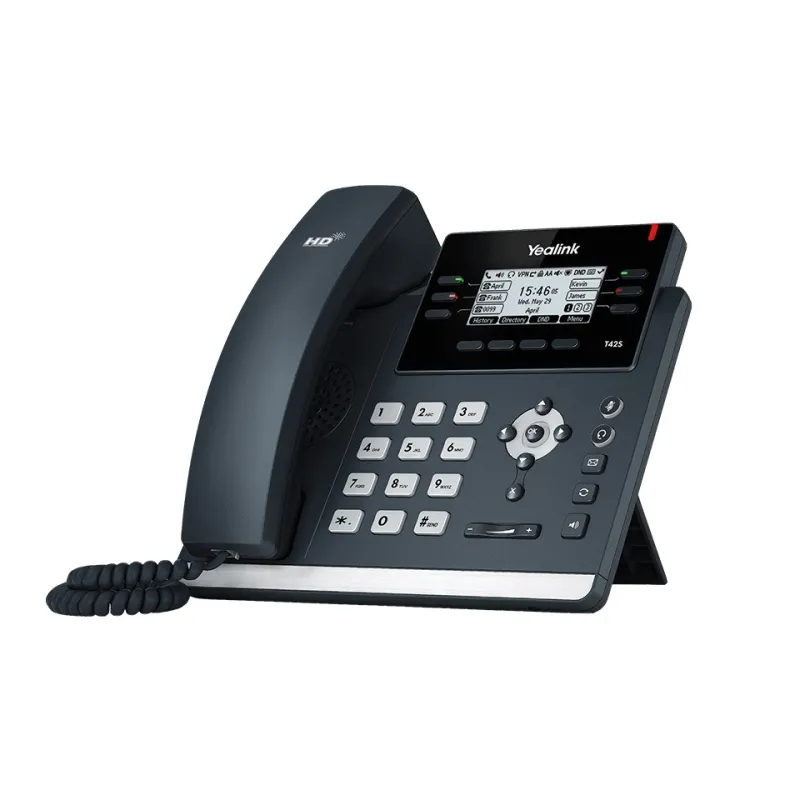 VoIP-Телефон Yealink SIP-T42S, 2x RJ45 1000Mb/s, Дисплей, PoE, USB