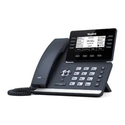 Yealink SIP-T53W | Telefone VoIP | 2x RJ45 1000Mb/s, tela, PoE, USB, Wi-Fi, Bluetooth